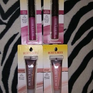 Burt's Bees Lip Shine and Lip Gloss Bundle